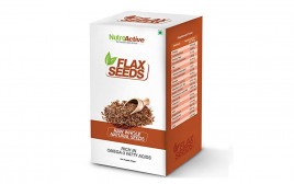 NutroActive Flax Seeds 9Raw Whole Natural Seeds)  Box  250 grams